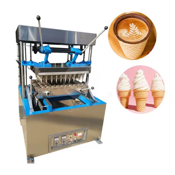 Máquina Automática para Conos de Helado y Tazas de Barquillo