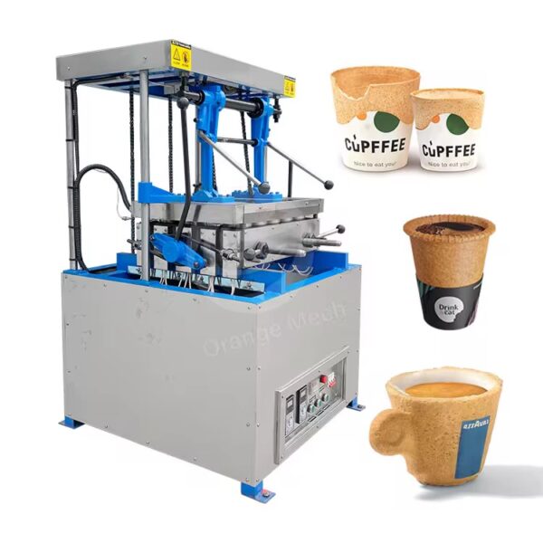 Máquina Automática para Tazas de Galleta y Barquillo Comestibles